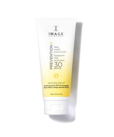 IMAGE Skincare PREVENTION+ Daily Matte Moisturizer SPF 30 Zinc Oxide Mattifying Face Sunscreen Lotion 91 g