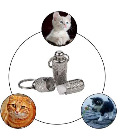 SUSSURRO 6 Pack Pet ID Tags Tag Barrel Tube with Address Name Label Anti -Lost Dog Cat ID Tag for Collar Of Dog Cat - Buy Online on GoSupps.com