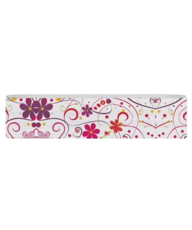Resistance Bands Exercise Bands with Rotating Lines Printed Elastic Band Leg Bands Resistance Fitness Bands Fabric Resistance Bands