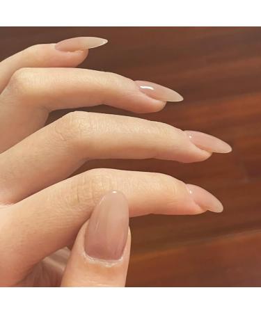 Nude Gel Nail Polish Long-lasting Highly Pigmented Gel Polish Soak Off UV/LED Clear Jelly Gel Nail Varnish for Nail Art Manicure DIY at Home Nude Gel Polish Gift for Girls - Buy Online on GoSupps.com