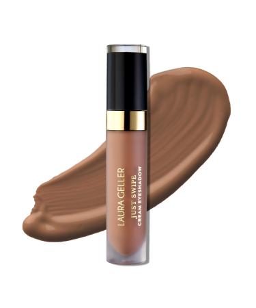LAURA GELLER Just Swipe Liquid Eyeshadow - Cocoa - Cream-to-Powder - Lightweight Crease-Proof Velvety Color - Long-Lasting Finish - Buy Online on GoSupps.com