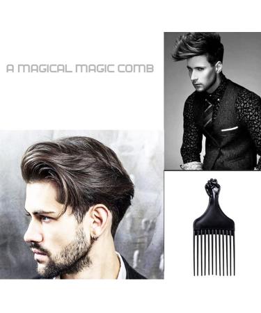 Afro Hair Pick 4 Pack Hair Pick Comb Afro Hair Wig Braid Hair Styling Comb Styling Tool or Women and Men (Back) - Buy Online on GoSupps.com