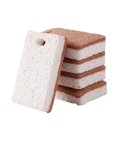 Pteanecay 24PCS Dishwashing Cotton for Dishes Cellulose Sponges Safe on Non-Stick Cookware