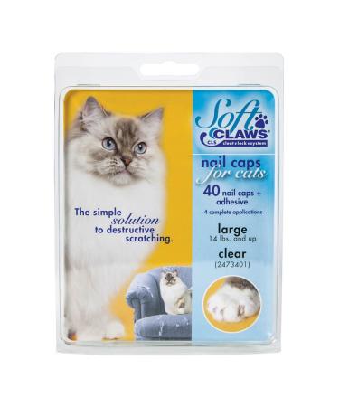 SOFTCLAWS Claw Protectors for Cats - Large - Transparent - Buy Online on GoSupps.com