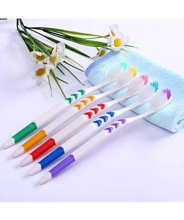 Eco-Friendly Bamboo Coal Toothbrush Set for Adults | 10 Pieces | Soft Bristles | Travel Size | Sustainable Low-Carbon Oral Care - Buy Online on GoSupps.com