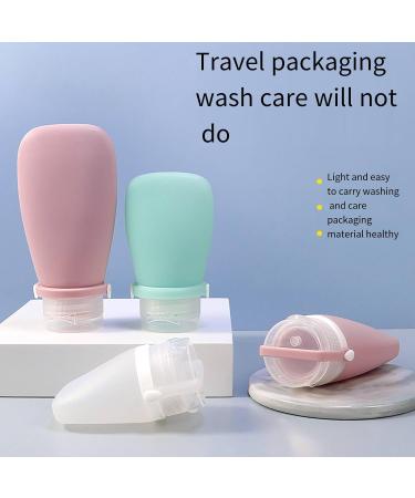Roseflower 4-Piece Silicone Travel Bottles | Leak-Proof BPA-Free TSA Approved | Portable Shampoo Lotion Shower Gel Containers | International Shipping - Buy Online on GoSupps.com