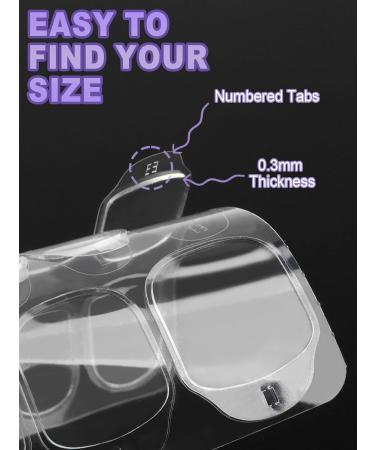  TOROKOM 300P Nail Adhesive - TOROKOM Transparent Double Sided Nail Jelly Gel Tape for Nail Art Manicure Easy to Apply and Remove (Nail-600PCS) - Buy Online on GoSupps.com