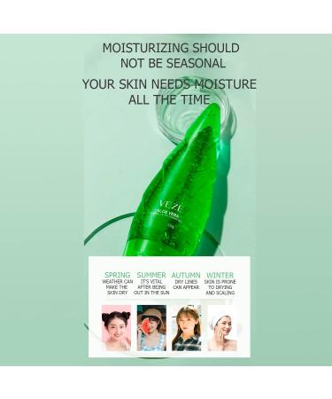 VENZEN Centella Asiatica Aloe Vera Gel - Soothing Moisturizer for Sunburn Relief - 120g | Hydrating Skin Care - Buy Online on GoSupps.com