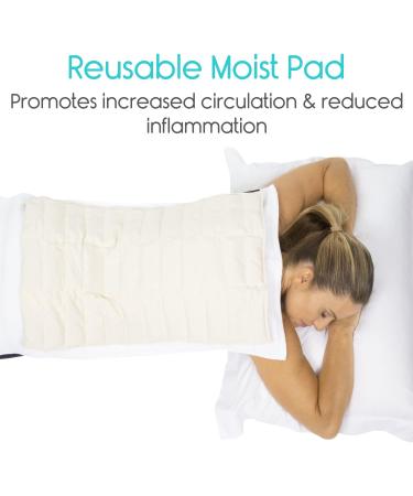 Vive Hydrocollator Contour Neck Pack - Portable Moist Heating Pad for Neck and Shoulder Pain Relief - Ideal for Arthritis, Strains, and Sprains - Muscle Stiffness Recovery and Relaxation Support - Buy Online on GoSupps.com