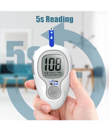 IKZA G-427B Blood Glucose Monitor & Lancing Device - Diabetes Testing Glucometer Machine - Buy Online on GoSupps.com