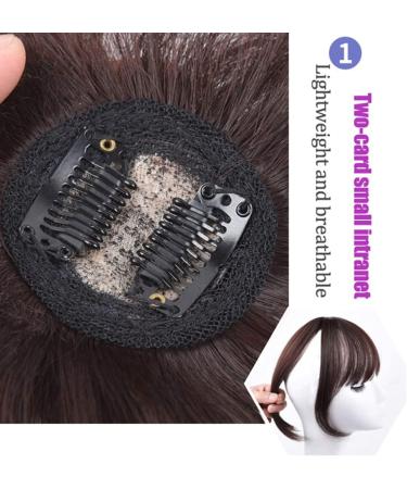 Human Hair Toppers Clip In Crown Toppers Hair For Women Straight Toupee Part Wiglets Hairpieces for Mild Hair Loss Volume Cover Gray Hair (Light Brown 25 cm) hair topper for women human hair - Buy Online on GoSupps.com