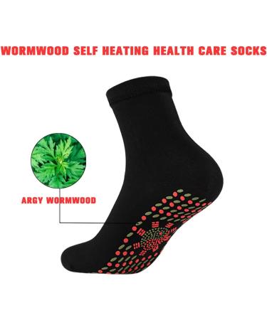Turmaline Health Socks - Winter Warm Self-Heating Cotton Socks for Outdoor & Hiking | Durable Comfortable Magnetic Massage Therapy - Buy Online on GoSupps.com