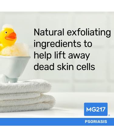 MG217 Psoriasis Exfoliating Bar Soap with Dead Sea Salt, Oregon Grape Root Extract, Oatmeal - 5oz - Buy Online on GoSupps.com