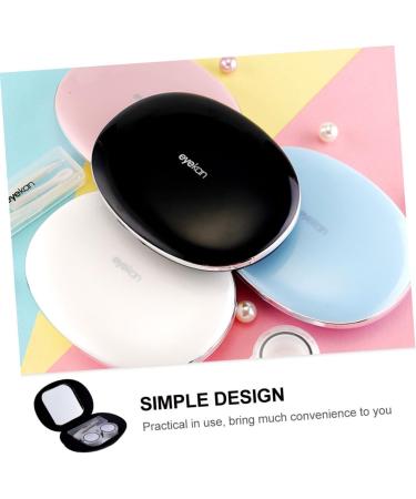 Solustre 2er Box: Portable Contact Lens Container & Decorative Travel Case - Ideal for Travel & Daily Use - Buy Online on GoSupps.com