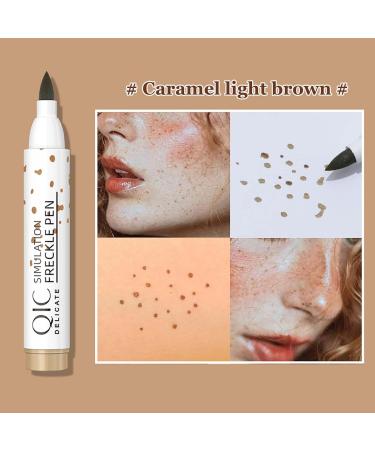 Freckle Pen Freckle Pen Makeup Freckle Pen Long Lasting Natural Freckle Pencil Freckle Makeup Tool (Light Brown+Dark Brown) - Buy Online on GoSupps.com