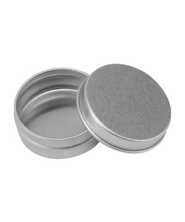 WOFASHPURET Box Container with Lid Powder Jar Clear Purses Mini Candy Clear Lip Balm Tin Containers with Lids Aluminium Cosmetic Screw Tea Buttercream Cream Jars with Lids Travel Tinplate Nut
