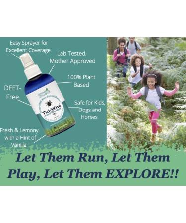 3 Moms TickWise Organic Tick & Insect Repellent | 8oz Extra Strength, DEET-Free | Plant Based Essential Oils | Safe for Kids, Adults, Dogs, Horses | 8 Fl Oz - Buy Online on GoSupps.com
