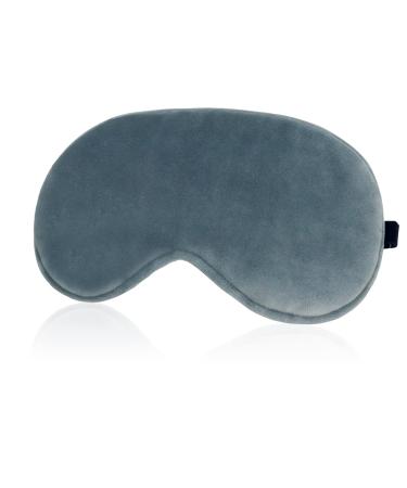 S SALEIOV Sleep Mask Eye mask Sleeping Masks for Men Women Block Light Soft Night Blindfold for Travel Nap Yoga Adjustable Eye Mask - Gray