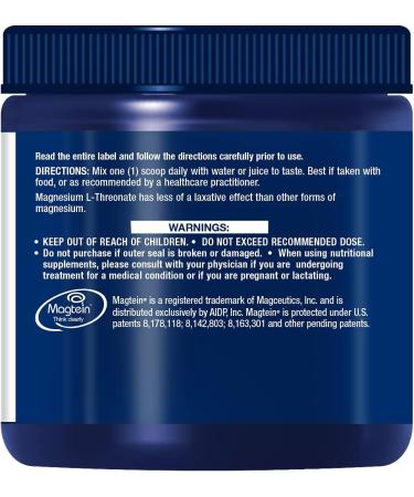 Life Extension Neuro-Mag Magnesium L-Threonate Powder Tropical Punch Flavor - 3.293 oz - Boost Brain Health with Magnesium Supplement - Buy Online on GoSupps.com