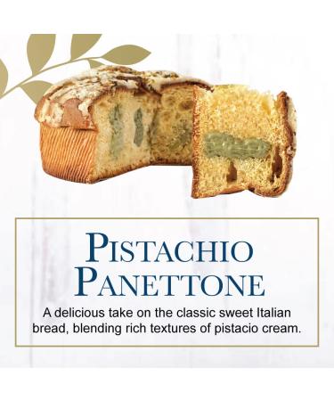 Giusto Sapore Italian Pistachio Panettone 26.4oz - Imported Traditional Dessert from Italy - Buy Online on GoSupps.com
