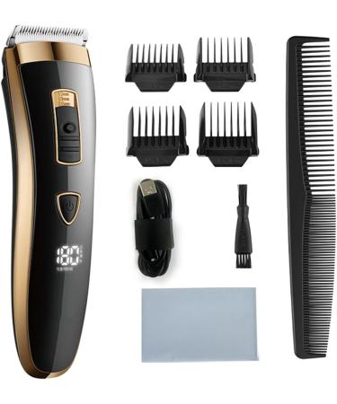 Professional Hair Trimmer Cordless Hair Clipper Rechargeable Trimmer with Digital Display Barbers Hair Cutting Tools