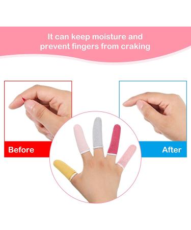 100 Mixed Color Medium Finger Cots | Breathable Finger Protector Caps for Eczema & Calluses | Sweat Absorbent Fingertips Sleeves | Wear Prevention for Bruises | Slip Anal Medicine - Buy Online on GoSupps.com