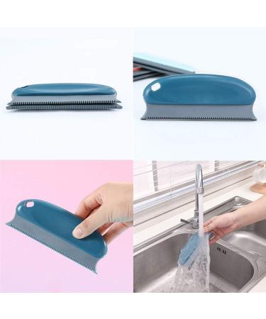 Pet Hair Remover Brush Dog & Cat Hair Remover Efficient Pet Hair Brush Safe for Cleaning Pet Fur Lint from Car Funiture Carpets Bed Sheet Sofa and Clothes (Dark Blue) - Buy Online on GoSupps.com