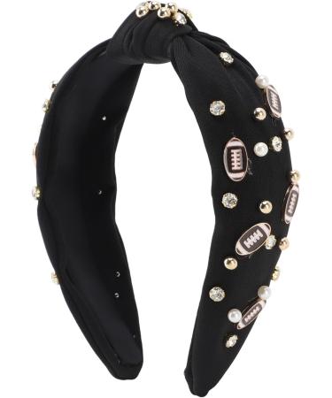 Valentine's Day Headband Durable Top Knot Hairband Wide Application for Wedding (Black) - Buy Online on GoSupps.com