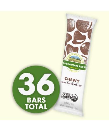 Cascadian Farm Organic Chocolate Chip Granola Bars - 6 Chewy Bars Pack - Buy Online on GoSupps.com