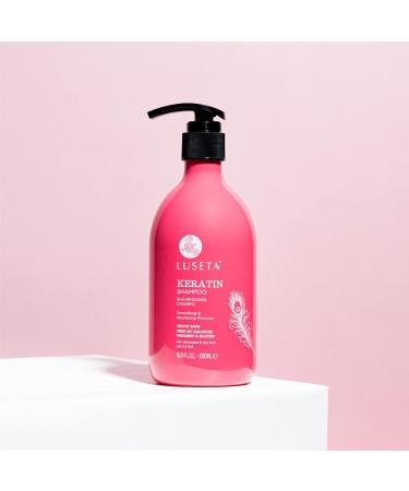 Luseta Keratin Shampoo for Dry Damaged Hair Smoothing & Nourishing Formula for Color Treated Hair | 16.9 Oz - Shop Now - Buy Online on GoSupps.com
