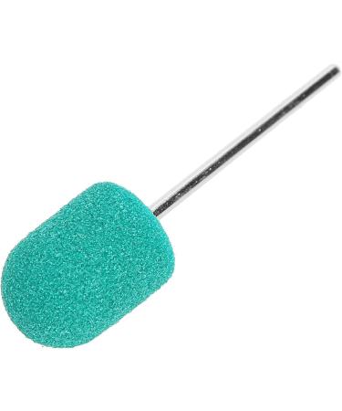 Nail Sanding Drill Bit 0.5 X 0.7in Easy To Store High Strength Nail Polishing Sanding Head Fine Sandpaper with Shaft for Grinding(green) - Buy Online on GoSupps.com