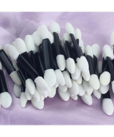 50pcs Disposable Double Ended Sponge Eye Shadow Applicators Dual Sided Eyeshadow Brush Sponge Tipped Oval Makeup Applicator - Buy Online on GoSupps.com