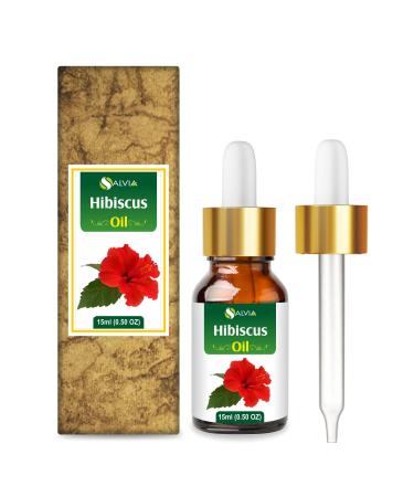 Hibiscus (Hibiscus Sabdariffa L) Essential Oil 100% Pure Uncut Undiluted Cold Pressed Herbal Premium Aromatherapy Oil - 15 ML with Dropper