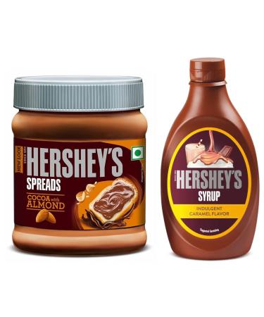HERSHE Delicious Spreads Cocoa with Almond 350g HERSHE Delicious Syrup Caramel 623G