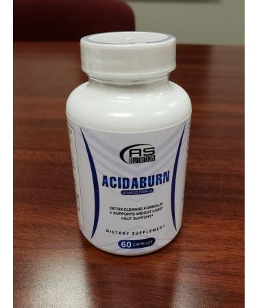 Acidaburn Detox Cleanse Formula - Weight Loss Pills - 60 Capsules - 1 Month Supply - Buy Online on GoSupps.com
