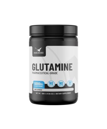 Integral Wellness - Glutamine Powder (100 Servings) Made in USA - Lab Tested Filler Free