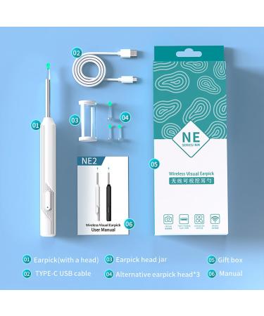 1296P Ear Picker with Camera - Ear Wax Remover & Cleaner Light-up 8-Piece Set for iOS & Android - International Shipping - Buy Online on GoSupps.com
