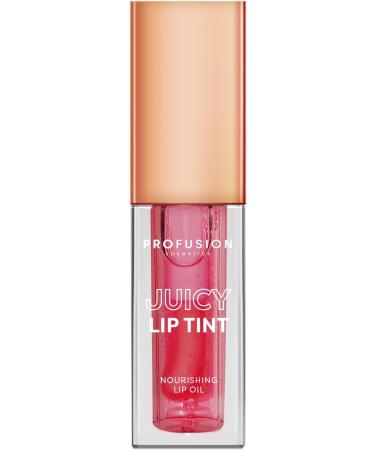Profusion Cosmetics Juicy Lip Tint - Nourishing Lip Oil in Pink Slippers - Buy Online on GoSupps.com