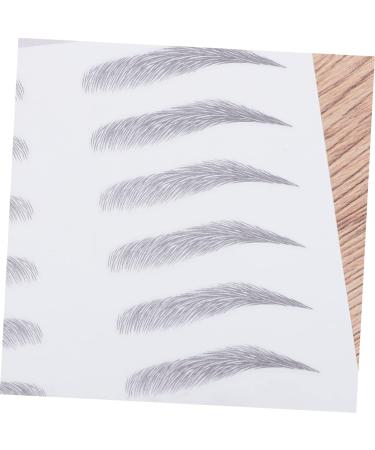  Ipetboom Ipetboom Eyebrow Stickers Eyebrow Transfers Kit for Artificial Brows Easy to Apply for Men and Women Black - Buy Online on GoSupps.com