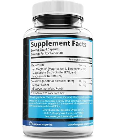 Karian Health Mag Booster Plus | Memory & Focus Support | Magnesium Threonate, Bisglycinate & Taurate | Bacopa & Gotu Kola | Calmness & Cramp Relief - Buy Online on GoSupps.com