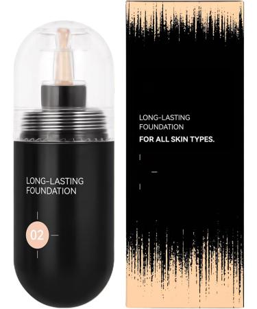  Vgvgaj Liquid Foundation | 30ml Soft Mattifying Liquid Foundation | Long-Lasting Moisturizing Makeup Base with a Natural Finish for Sport and Dance - Buy Online on GoSupps.com