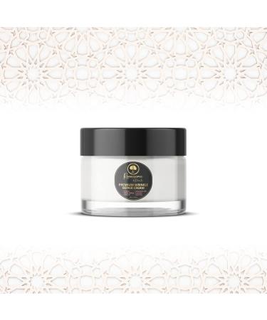 Renaissance Premium Wrinkle Repair Cream for face and neck designed to reduce the appearence of wrinkes and fine lines absorbs quickly deeply nourishes hydrates (1.76 Fl oz)