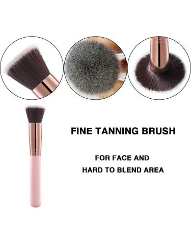 2 Pack Self Tanning Mitt and Brush Set - Sunless Fake Bake Tan Applicator Kit (Black) - Buy Online on GoSupps.com