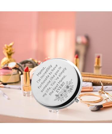 CHOORO Mema Gift for Mother's Day: Compact Makeup Mirror for Grandmother, from Granddaughter - Appreciation Gift (Best Mema-M) - Buy Online on GoSupps.com