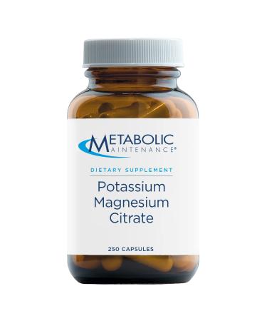 Metabolic Maintenance Potassium Magnesium Citrate 250 Capsules