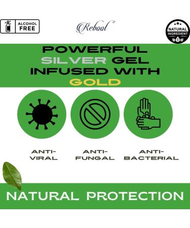 Reboot Silverten Forte Antimicrobial Silver Wound Care Gel 3.4oz - Fast Relief for Burns, Itching & Scars - Cooling, Soothing & Safe for Kids & Pets - Buy Online on GoSupps.com