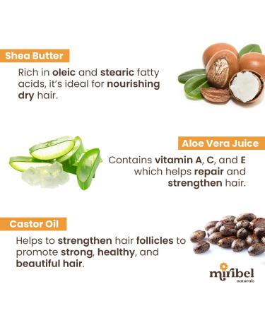 Miribel Naturals Dreamy Hair Cream - Moisturizing Treatment for Brittle, Frizzy, and Dry Hair | Rinse-Out or Leave-In | Vegan & Cruelty-Free - Buy Online on GoSupps.com