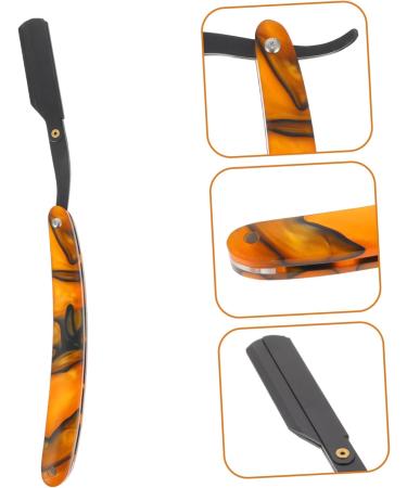 Angoily 2-in-1 Facial Shaver & Handwritten Spatula for Men - Safe Manual Razor & Eyebrow Knife Tool - Buy Online on GoSupps.com