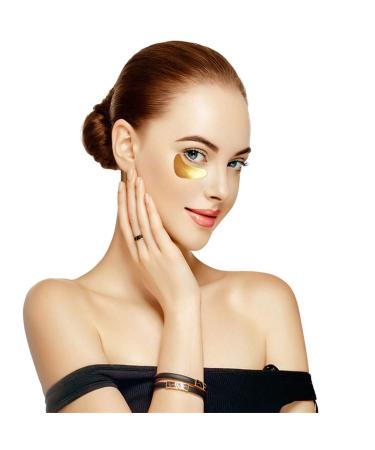 Ruzzut 24K Golden Collagen Under Eye Patches - 30 Pairs | Hyaluronic Acid Gel Pads for Anti-Aging, Dark Circles, Puffy Eyes & Bags - Buy Online on GoSupps.com