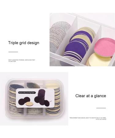 Disque de manucure et p dicure pour fa onner les ongles couvercle r sistant l'humidit 1. La bo te trois compartiments permet un rangement facile 25mm Style 1 - Buy Online on GoSupps.com
